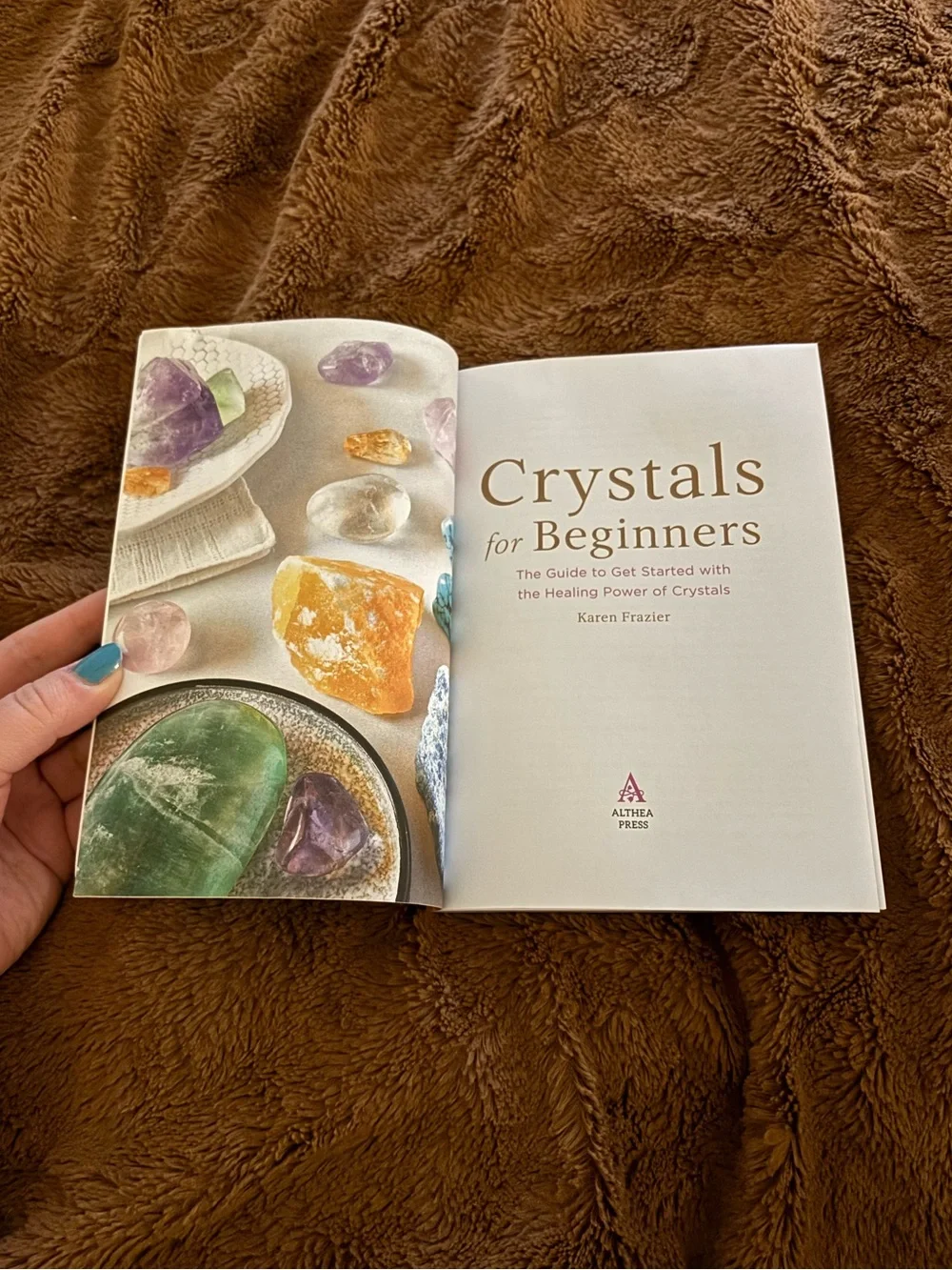 Crystals for Beginners Guide Coffee Table Reference Book with Color Photos